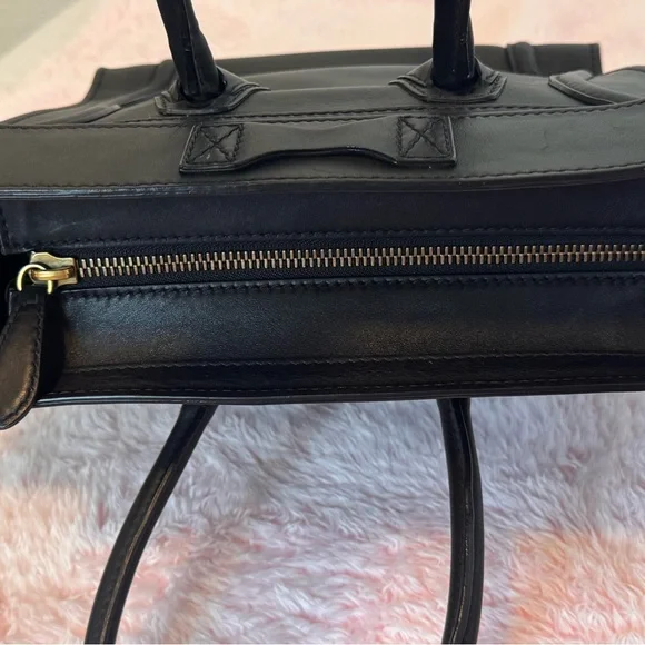 AUTHENTIC CELINE MICRO Black Bag - Picture 7 of 14
